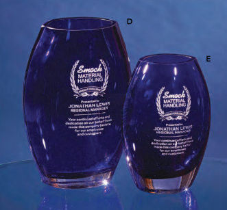 Cobalt Crystal Vase