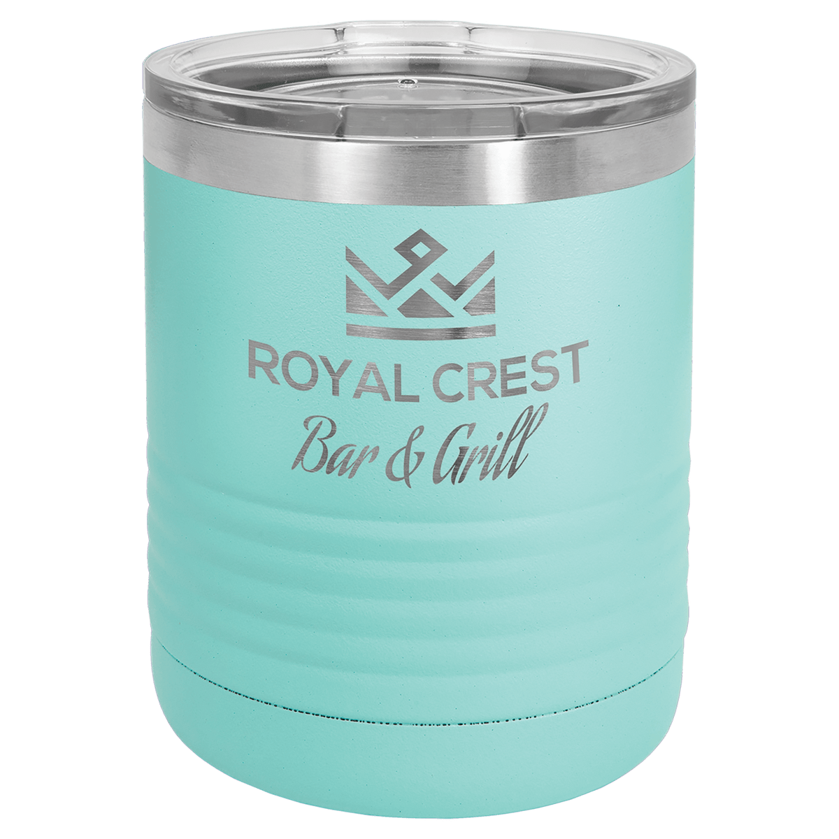 10 oz. Stainless Steel Vacuum Insulated Ringneck Tumbler with Clear Lid