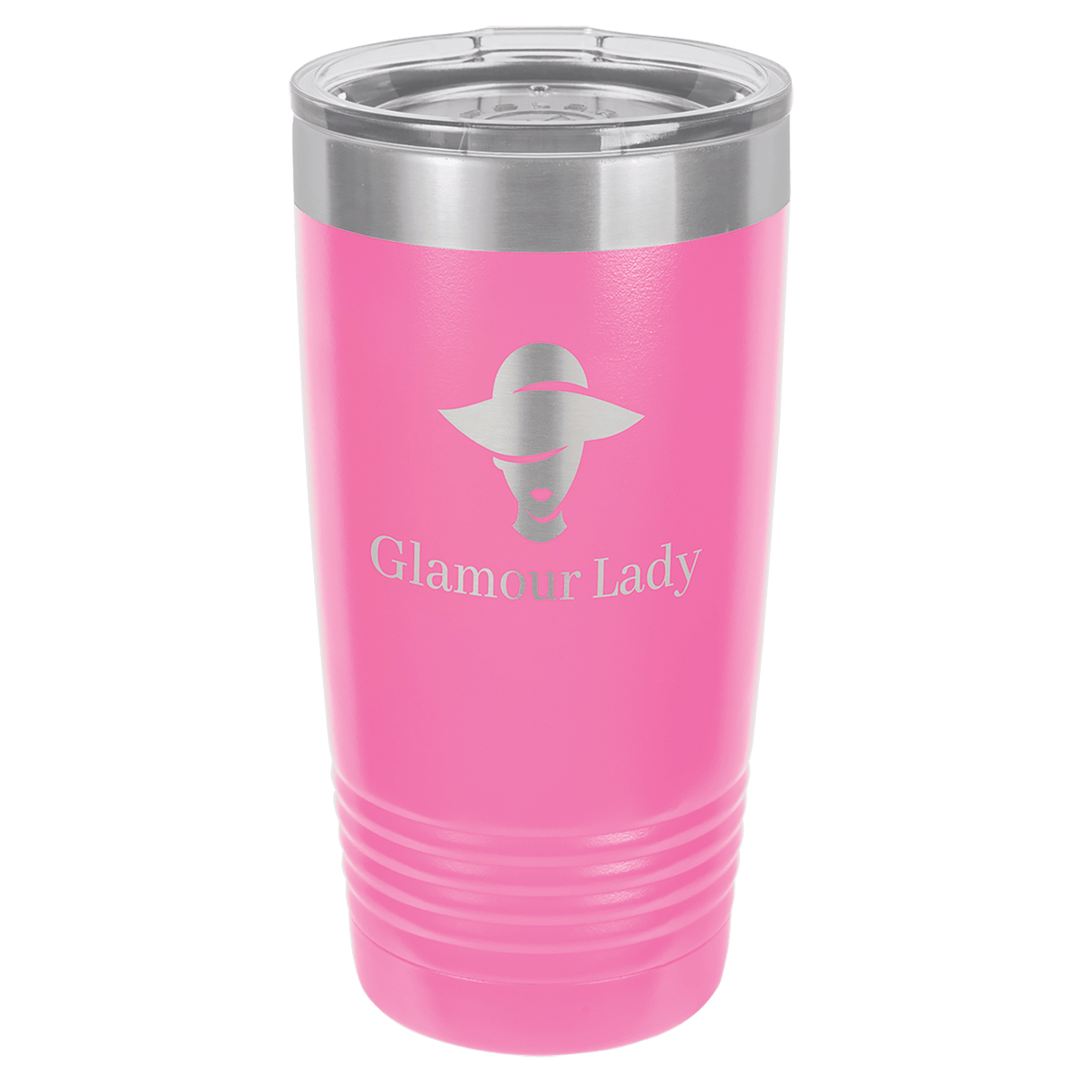 20 oz. Stainless Steel Vacuum Insulated Ringneck Tumbler with Clear Lid