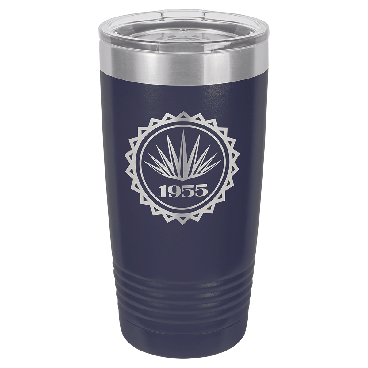 20 oz. Stainless Steel Vacuum Insulated Ringneck Tumbler with Clear Lid