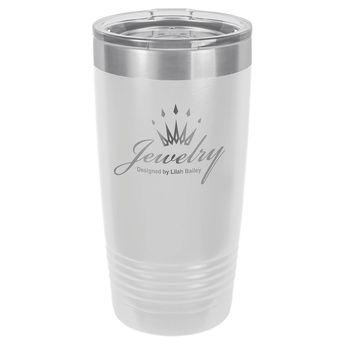 20 oz. Stainless Steel Vacuum Insulated Ringneck Tumbler with Clear Lid
