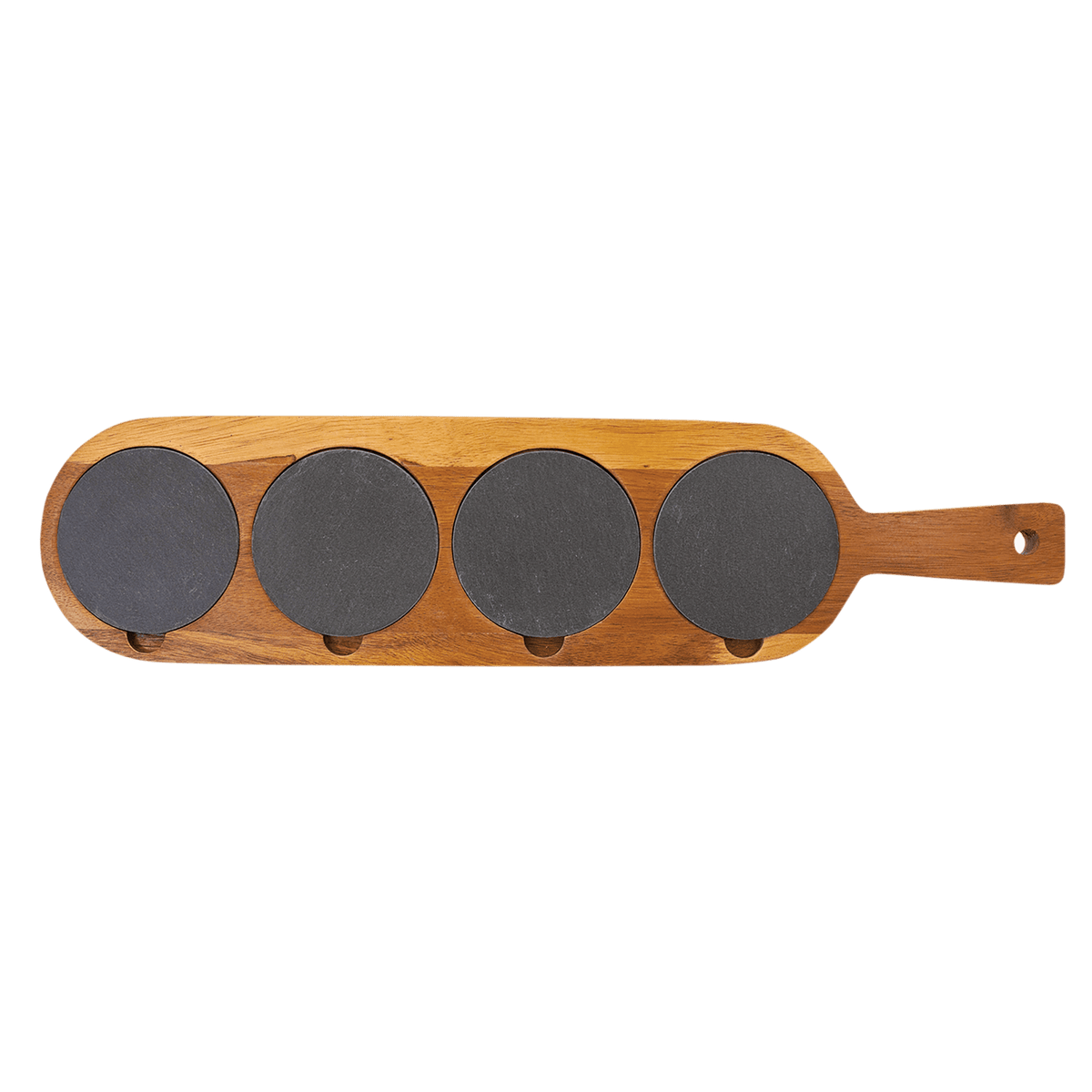 Acacia Wood/Slate Serving Board