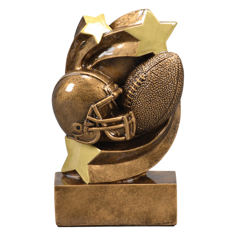 Football Swirl Resin