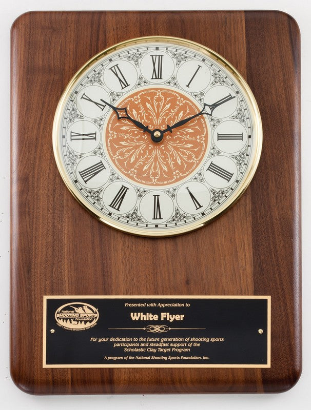 Walnut Wall Clock