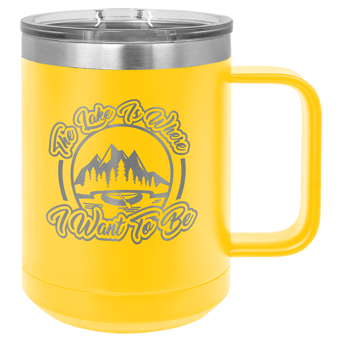 15 oz. Stainless Steel Vacuum Insulated Mug with Slider Lid