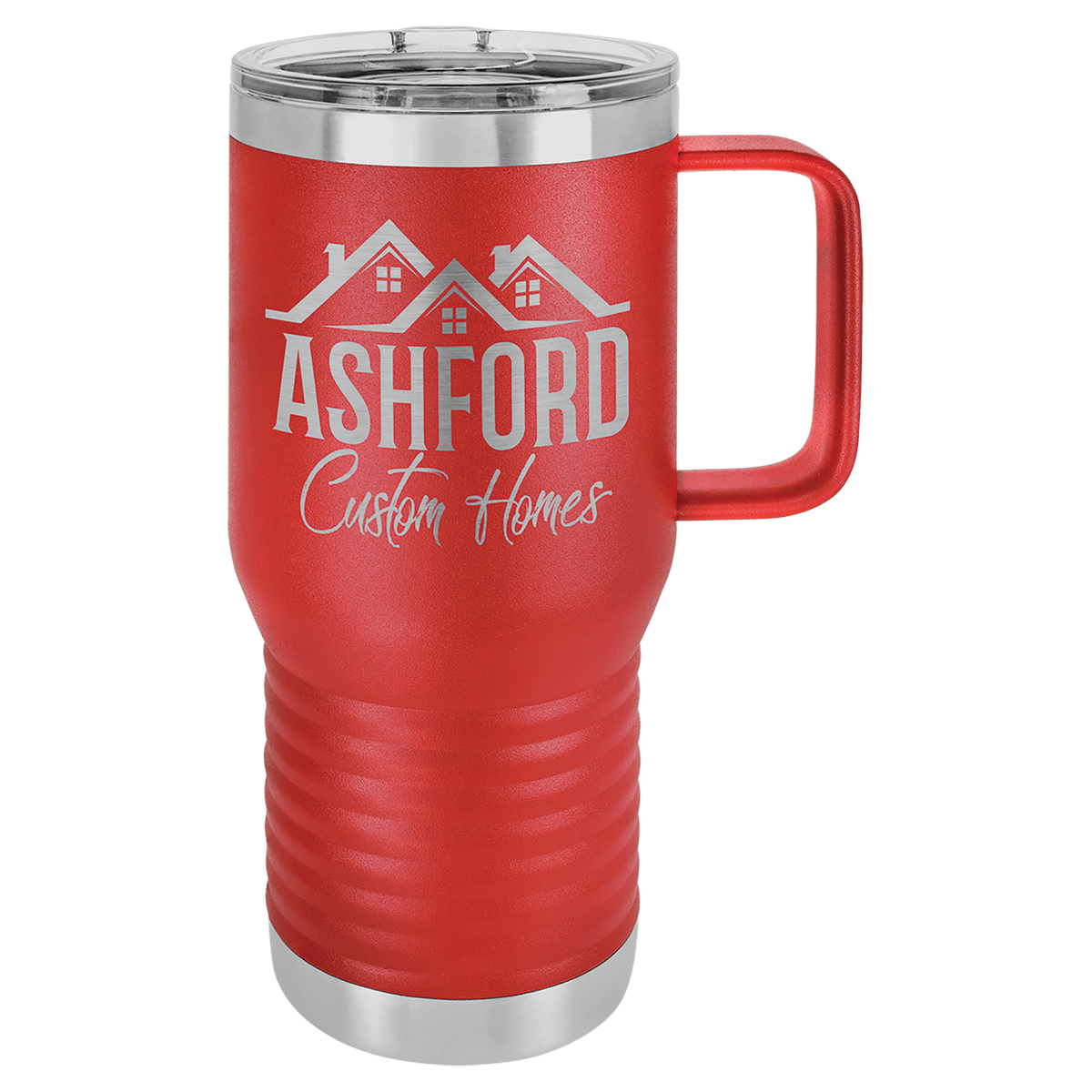 20 oz. Stainless Steel Vacuum Insulated Travel Mug with Slider Lid