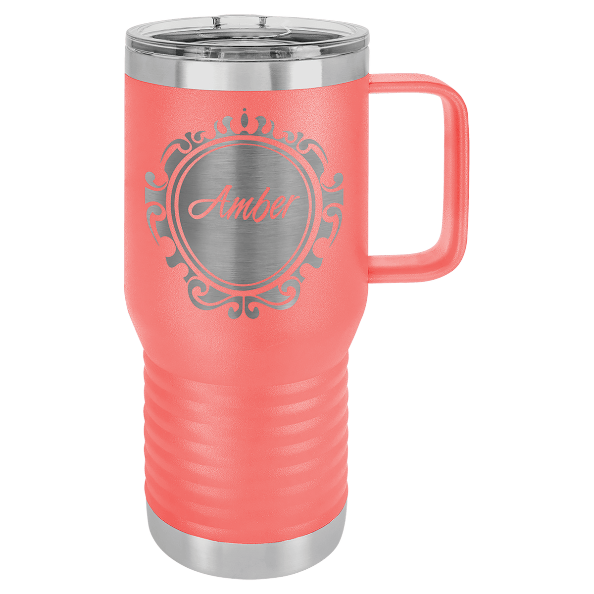 20 oz. Stainless Steel Vacuum Insulated Travel Mug with Slider Lid