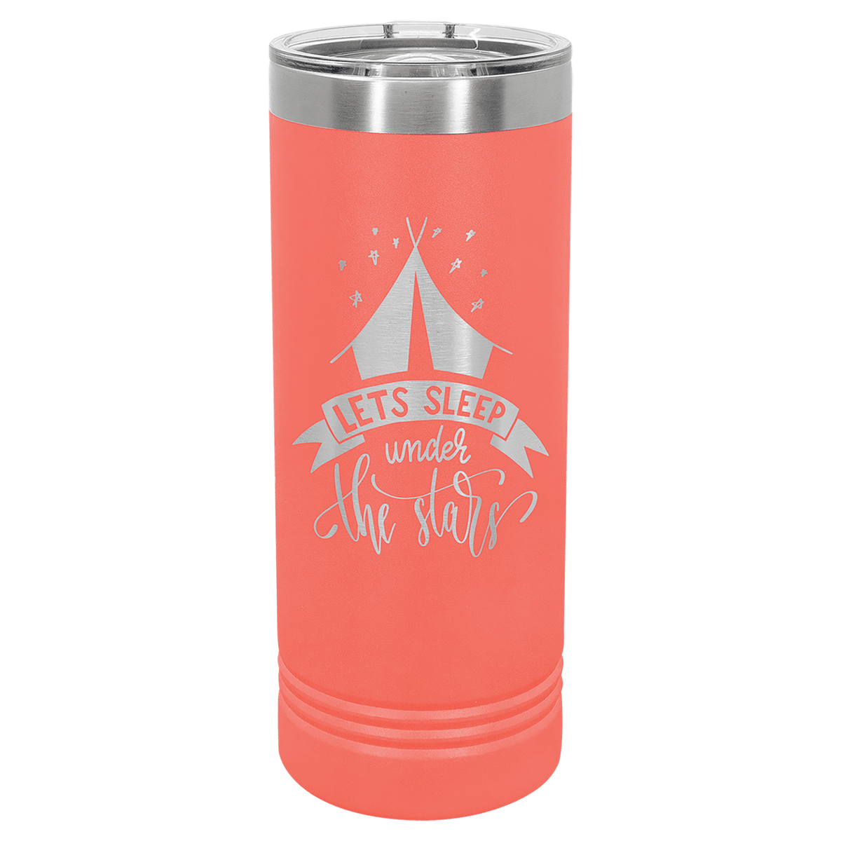 22 oz. Stainless Steel Skinny Tumbler with Slider Lid