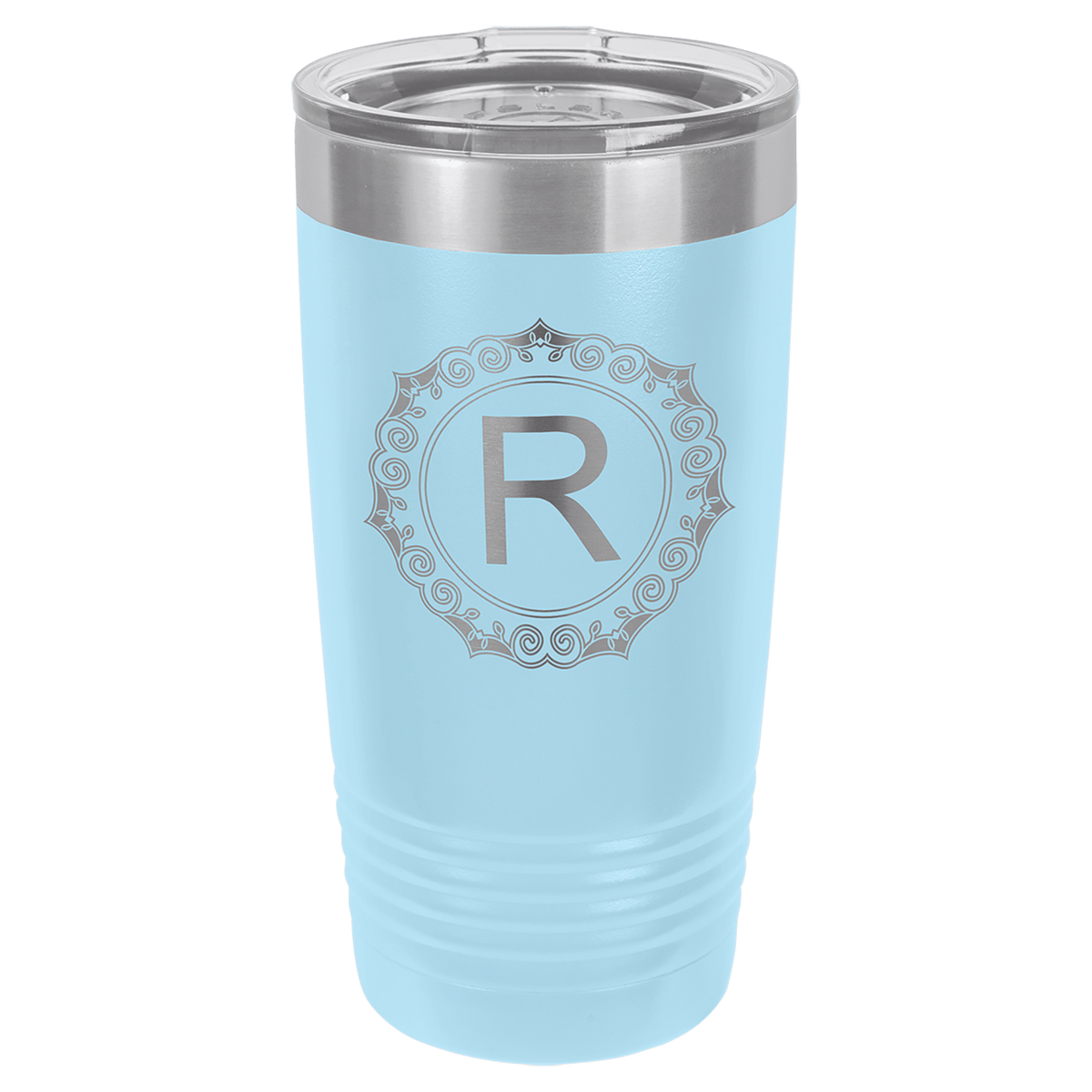 20 oz. Stainless Steel Vacuum Insulated Ringneck Tumbler with Clear Lid