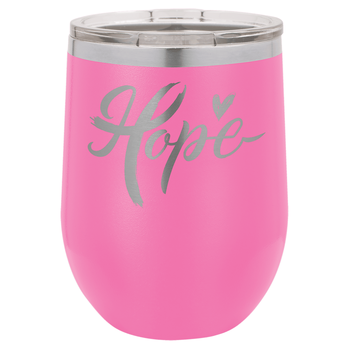 12 oz. Stainless Steel Vacuum Insulated Stemless Wine Tumbler with Lid