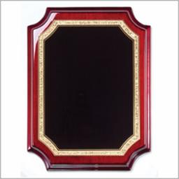 Rosewood Plaque with Notched Corners